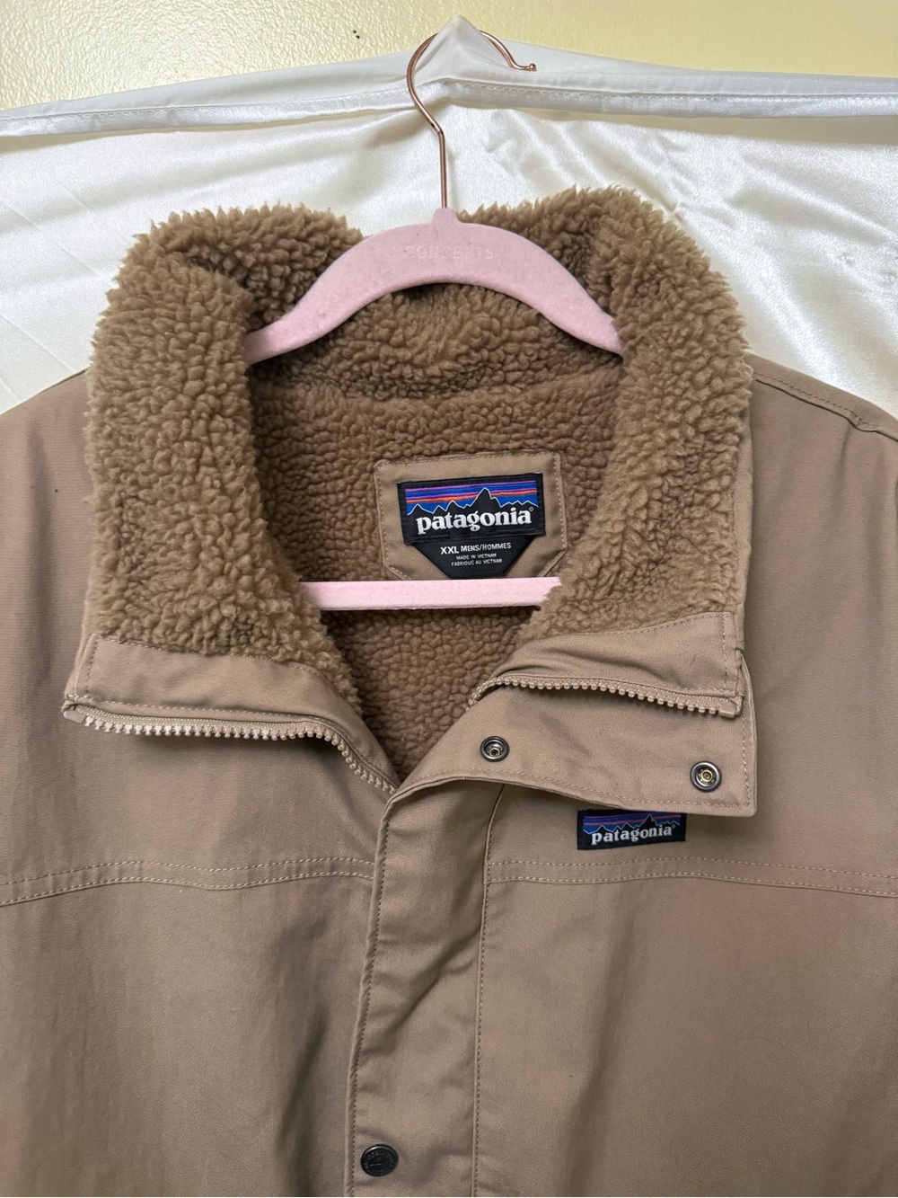 Patagonia Men's Brown Insulated Sherpa-Lined Jacket - Picture 3 of 6